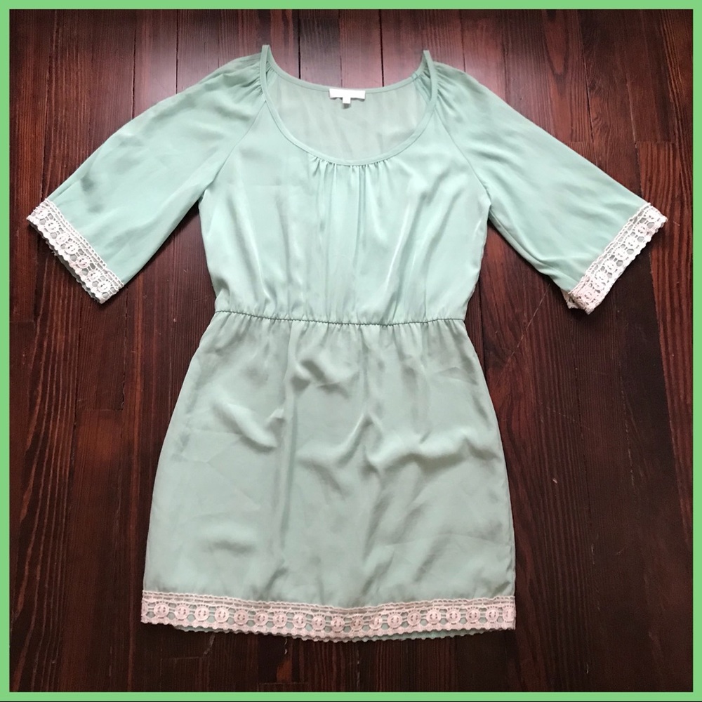 Lace Seafoam Green Tunic/Dress